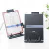 Cross-border exclusive reading stand, metal adjustable bookshelf, black office children's and students' reading stand, factory direct sales details Picture